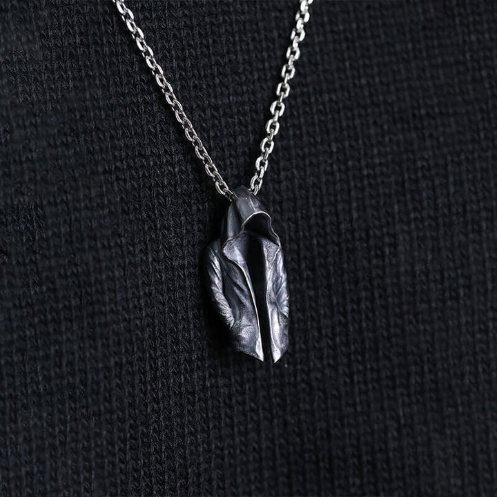 Vintage Cape Trench Coat 925 Sterling Silver Pendant 04 | RoyalLuster.com
