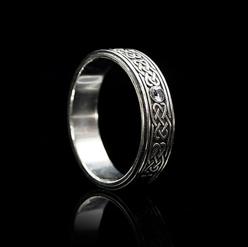 Vintage Celtic Knot 925 Sterling Silver Viking Ring 01 | Royalluster.com