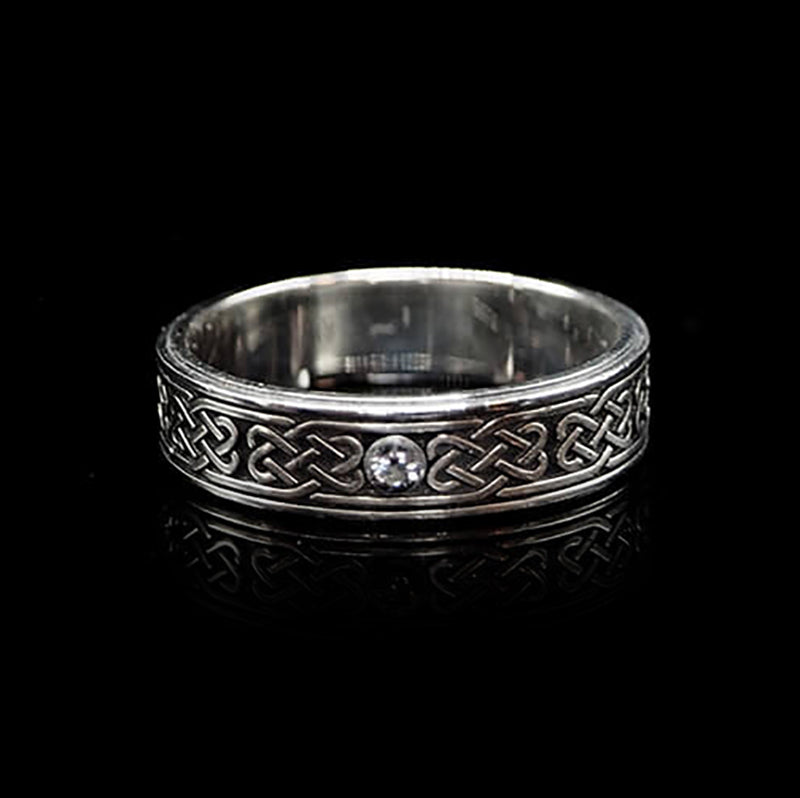 Vintage Celtic Knot 925 Sterling Silver Viking Ring 03 | Royalluster.com
