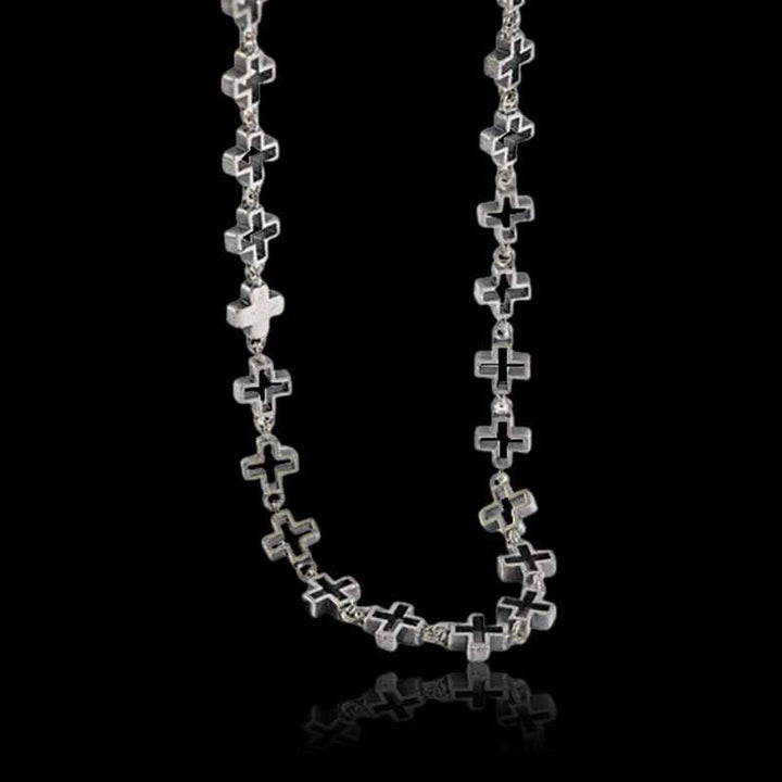 Vintage Cross 925 Sterling Silver Bracelet 04 | RoyalLuster.com