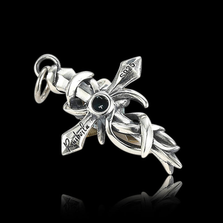 Vintage Cross 925 Sterling Silver Pendant