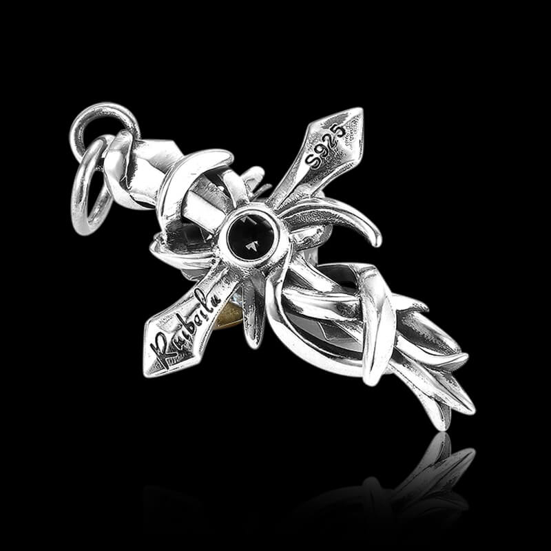 Vintage Cross 925 Sterling Silver Pendant 03 | RoyalLuster.com