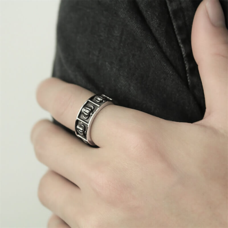 Vintage Crown 925 Sterling Silver Ring 02 | RoyalLuster.com