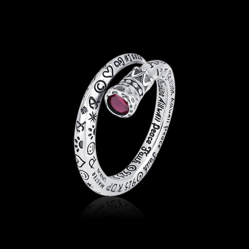 Vintage Crown Sceptre 925 Sterling Silver Ring 01 | RoyalLuster.com