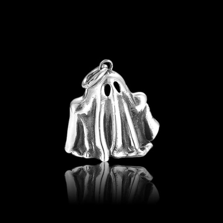 Vintage Dark Ghost 925 Sterling Silver Necklace 03 | RoyalLuster.com