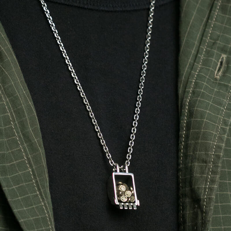 Vintage Digger Coin 925 Sterling Silver Pendant 02 | RoyalLuster.com