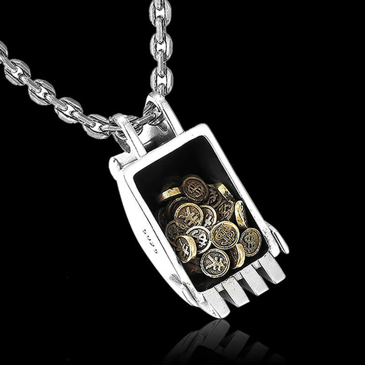 Vintage Digger Coin 925 Sterling Silver Pendant 03 | RoyalLuster.com