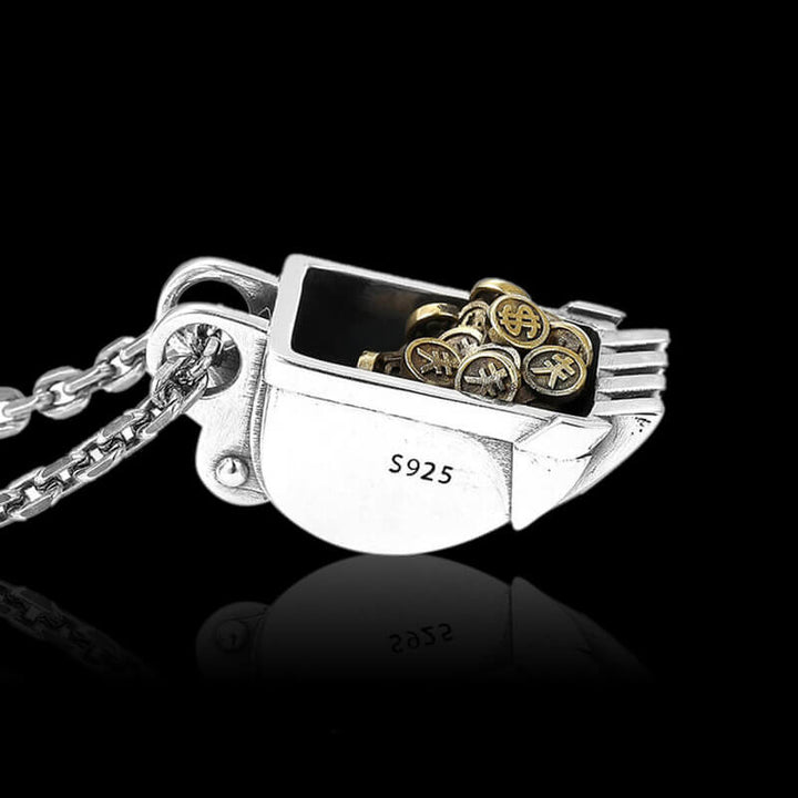 Vintage Digger Coin 925 Sterling Silver Pendant 05 | RoyalLuster.com