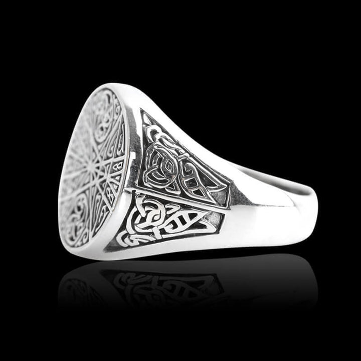 Vintage Floral 925 Sterling Silver Ring 05 | RoyalLuster.com
