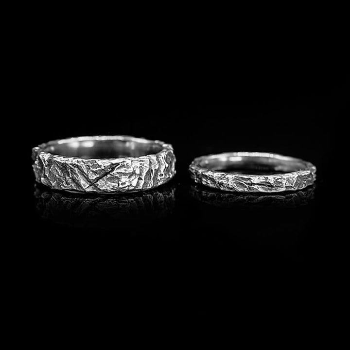 Vintage Hammered 925 Sterling Silver Ring 04 | Royalluster.com