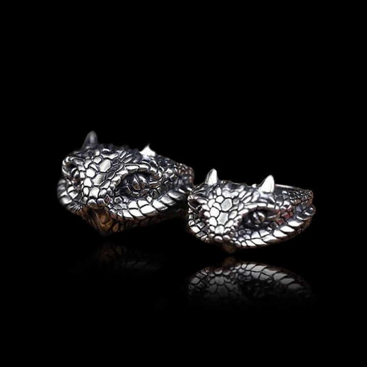 Vintage Cerastes 925 Sterling Silver Animal Ring