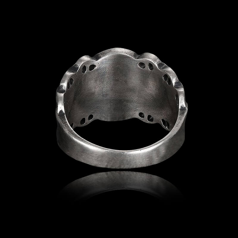 Vintage Northern Pirate Compass 925 Sterling Silver Marine Ring