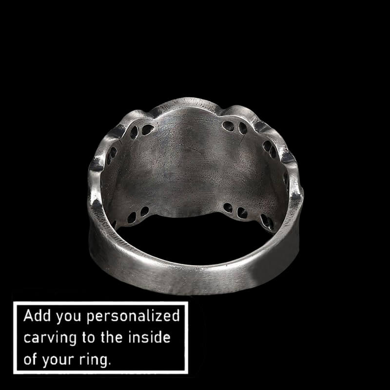 Vintage Northern Pirate Compass 925 Sterling Silver Marine Ring