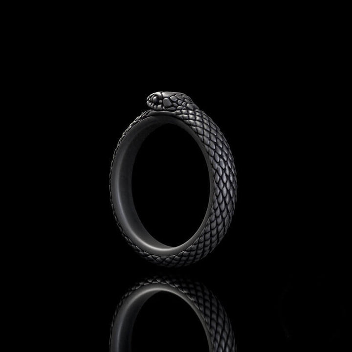 Vintage Ouroboros Sterling Silver Spinner Ring | RoyalLuster.com