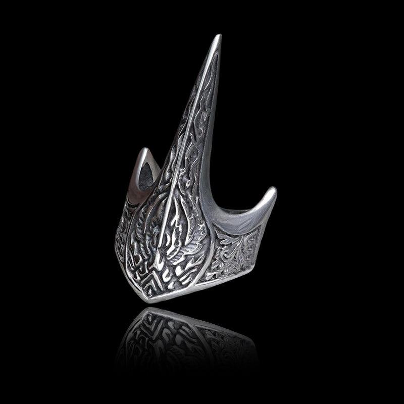 Vintage Patterns 925 Sterling Silver Archery Ring