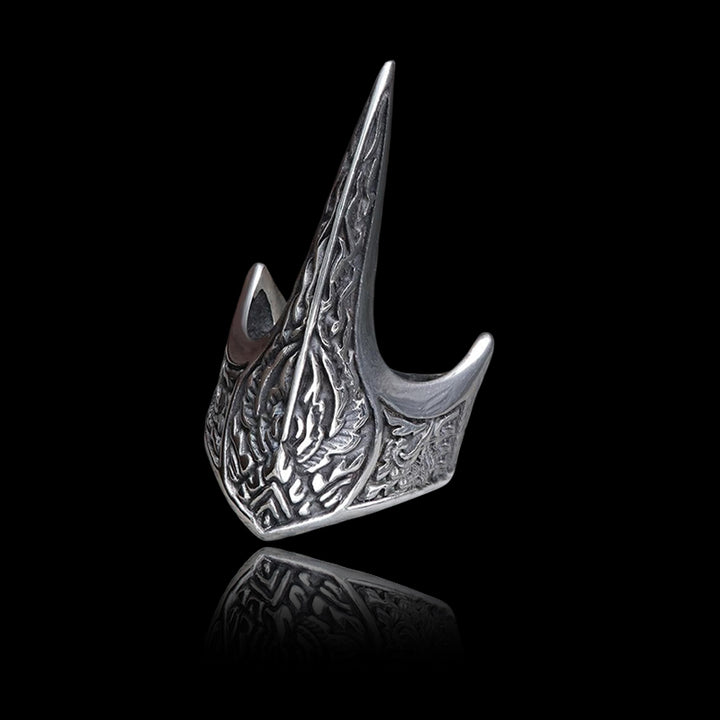 Vintage Patterns 925 Sterling Silver Archery Ring