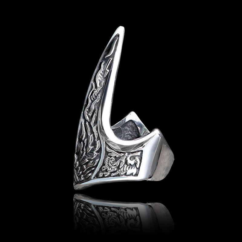 Vintage Patterns 925 Sterling Silver Archery Ring