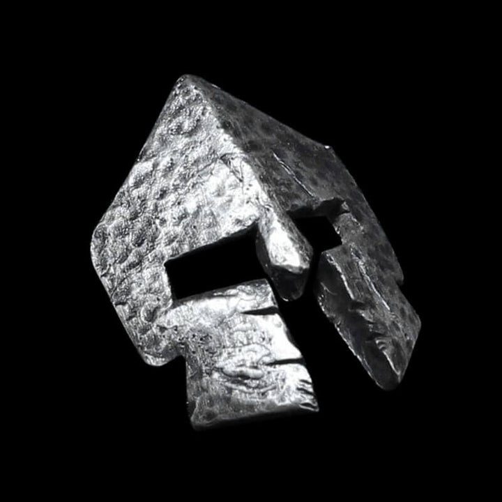 Vintage Spartan Warrior Helmet 925 Sterling Silver Pendant