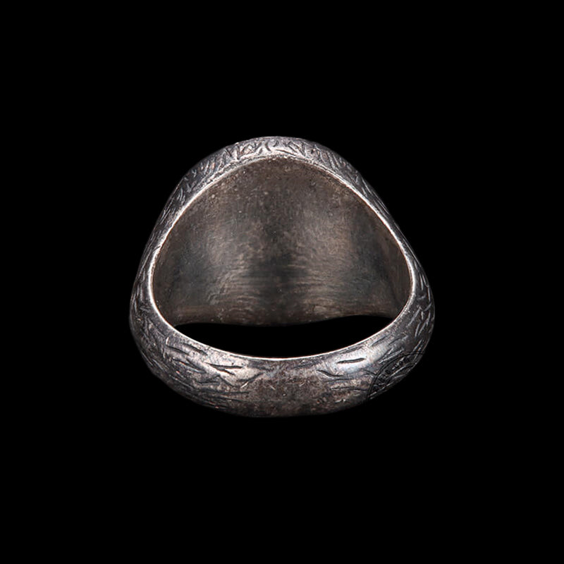 Vitruvian Man 925 Sterling Silver Ring