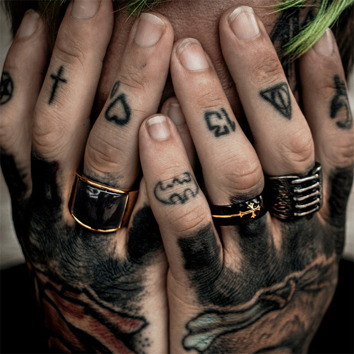 Wide 925 Sterling Silver Men's Ring 04 | RoyalLuster.com