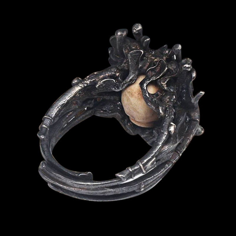 Night’s Guard 925 Sterling Silver Skull Ring