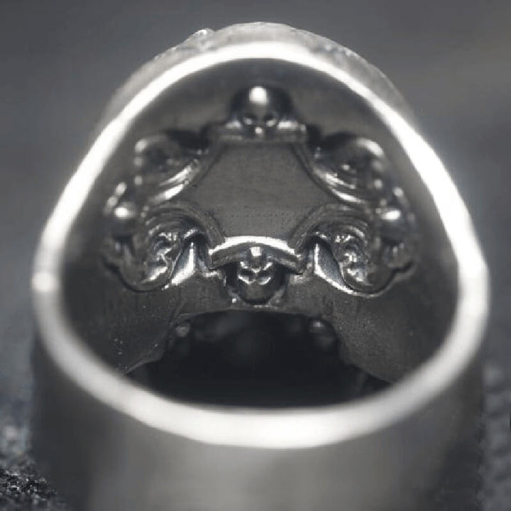 Z Evil 925 Sterling Silver Skull Ring